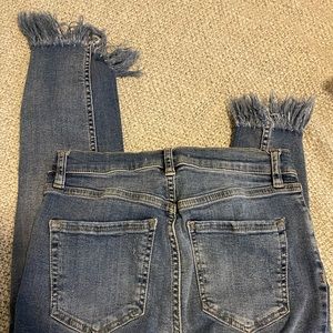 Free People Jeans with fringe